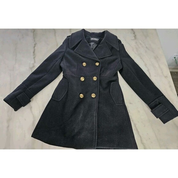 Kimi & Janes Women's Medium Size Black Coat $180 MSRP - Picture 1 of 11